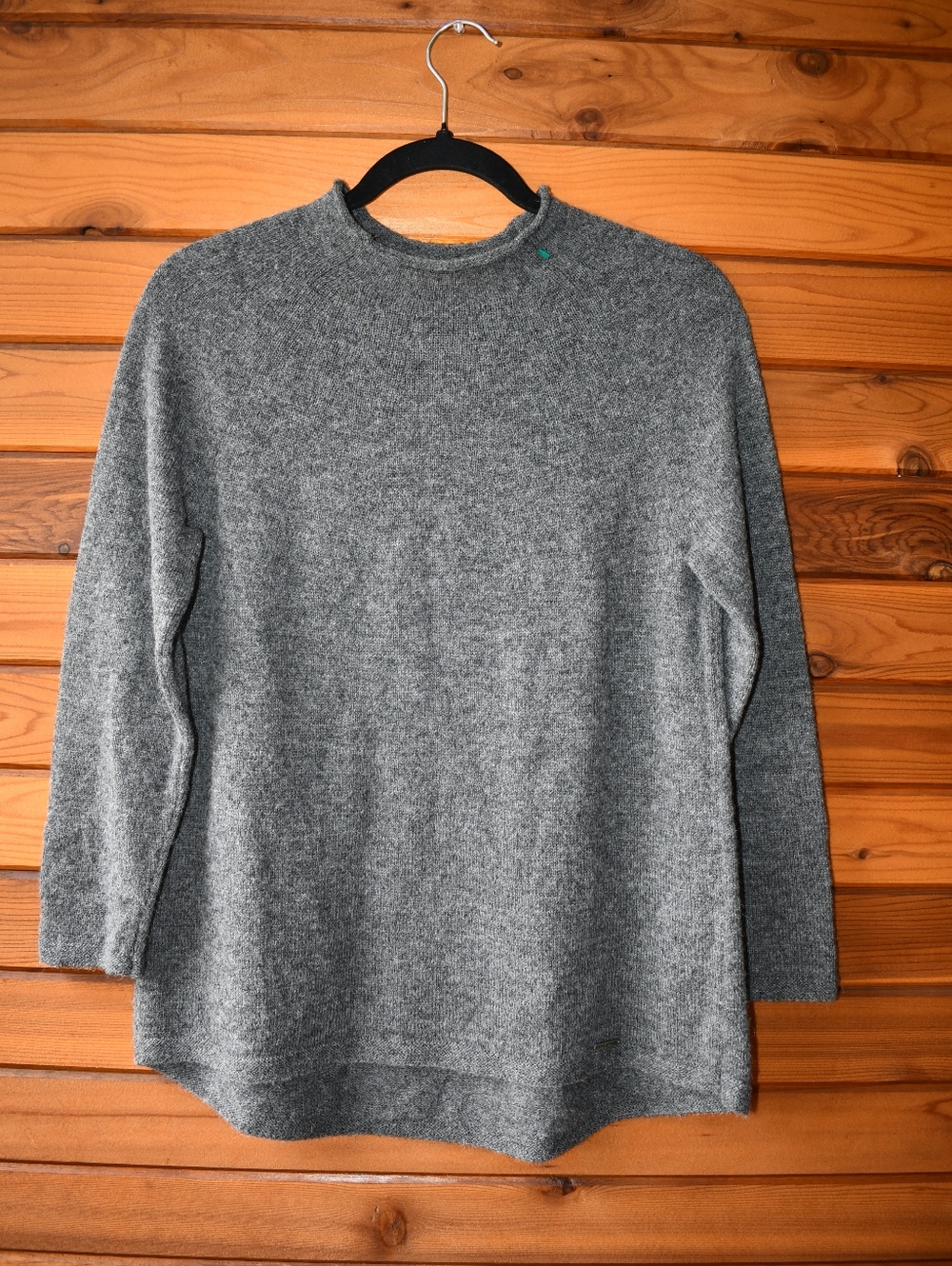 NWOT Kuna 100% Baby Alpaca Womens Pullover Gray